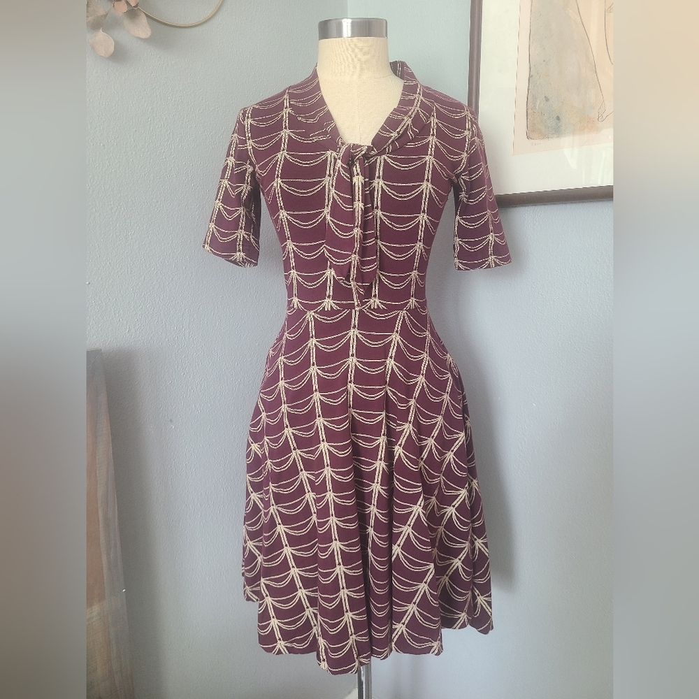 Vintage Inspired Fit And Flare Dress
